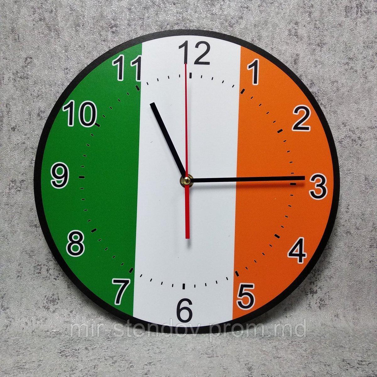 Часы настенные Флаг Ирландии - фото 1 - id-p5998355
