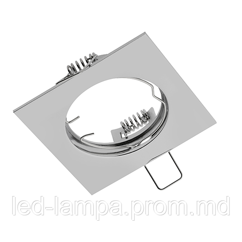 Светильник точечный GTV PORTO OP-PROD4-01 стальной квадратный хром - фото 1 - id-p10420970