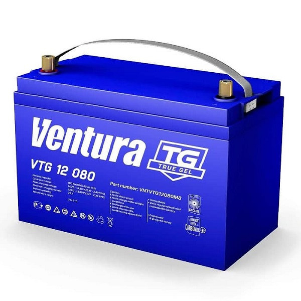 Аккумулятор Ventura VTG 12-080 M8 Gel (GEL,12В, 80Ач) - фото 1 - id-p10424116