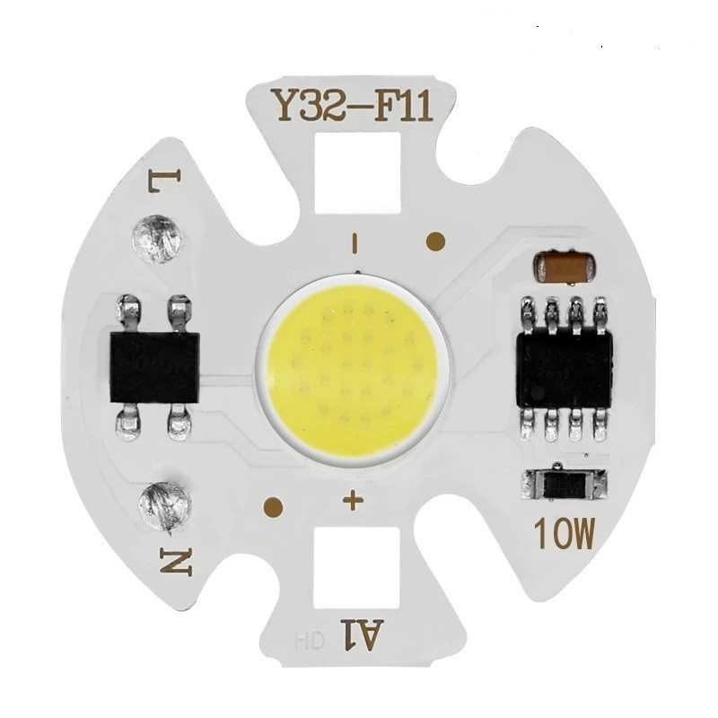 Светодиодный модуль COB LED 3W AC220V 32mm Нейтральный белый - фото 1 - id-p10424129
