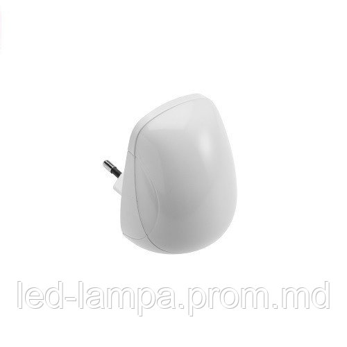 Светодиодный светильник GTV, 1W, 4000К, ночник в розетку, пластик, белый, ML3 - фото 1 - id-p10317967