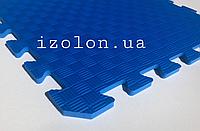 Детский коврик-пазл (мягкий пол татами ласточкин хвост) IZOLON EVA KIDS 500х500х10мм синий
