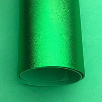Фоамиран металлик 2 мм Зеленый лист 60x70см