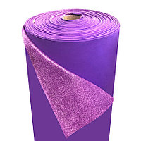 Фоамиран 2мм глиттерный, 1,0м фиолетовый 1919
