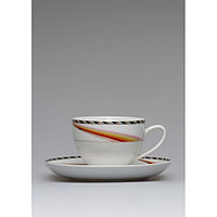 Чашка чайная с блюдцем Германия Космос 210 мл, 26074
