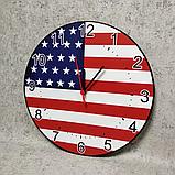 Часы настенные Флаг США, фото 4
