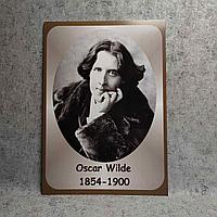 Oscar Fingal O'Flahertie Wills Wilde. Портреты английских поэтов и писателей 25х33 см, Коричневый