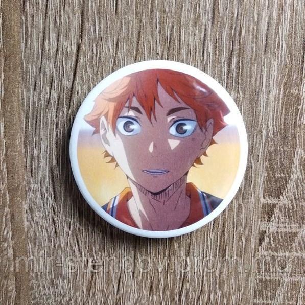 Значок металлический Шоё Хината, фото 1