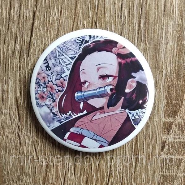 Значок металлический Незуко Камадо, фото 1