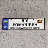 Номер на детскую коляску. "Серьёзные люди пешком не ходят". (UA) "Королевская корона", фото 10