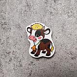 Коровка с магнитом. Фигурка для магнитной доски, фото 2
