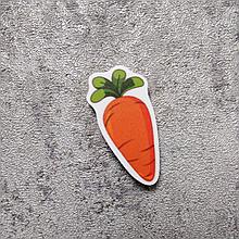 Морковка магнит. Фигурка для магнитной доски