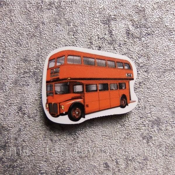 Лондонский автобус. Учебный магнит, фото 1