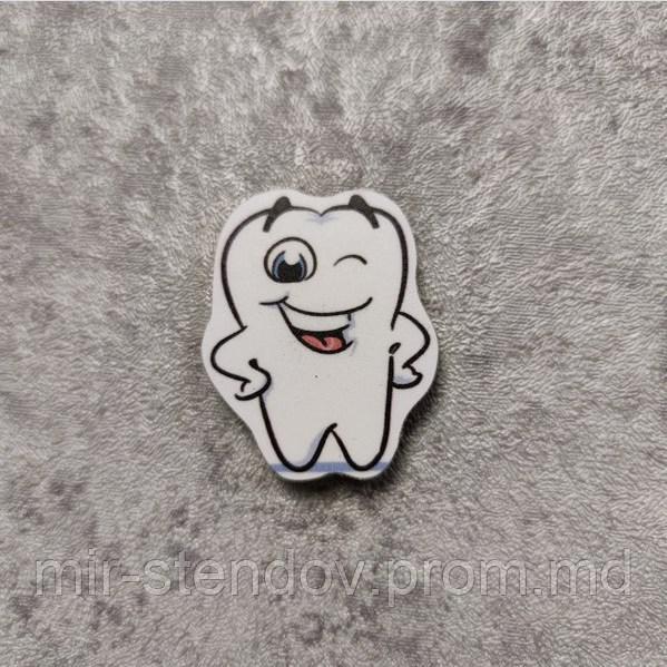 Весёлый зубик. Учебный магнит, фото 1