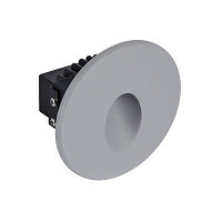 Светодиодный LED светильник для подсветки лестниц, Strühm, 1.6W, 4000K, IP54, круглый, серый, AZYL LED C