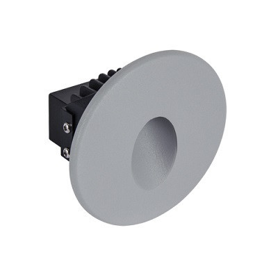 Светодиодный LED светильник для подсветки лестниц, Strühm, 1.6W, 4000K, IP54, круглый, серый, AZYL LED C - фото 1 - id-p10426182