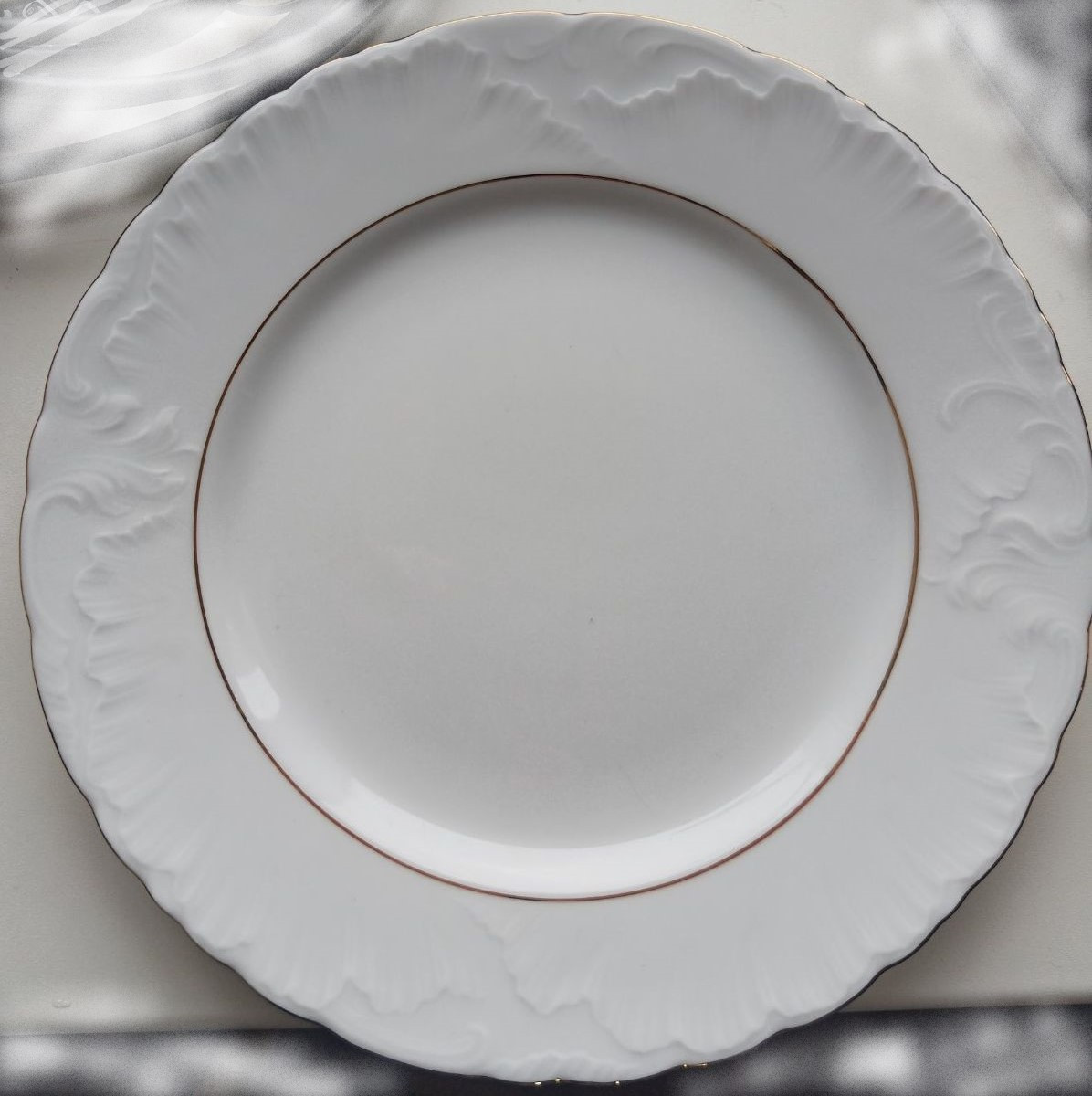 Тарелка для закуски Rococo White 25 см - фото 1 - id-p8652103