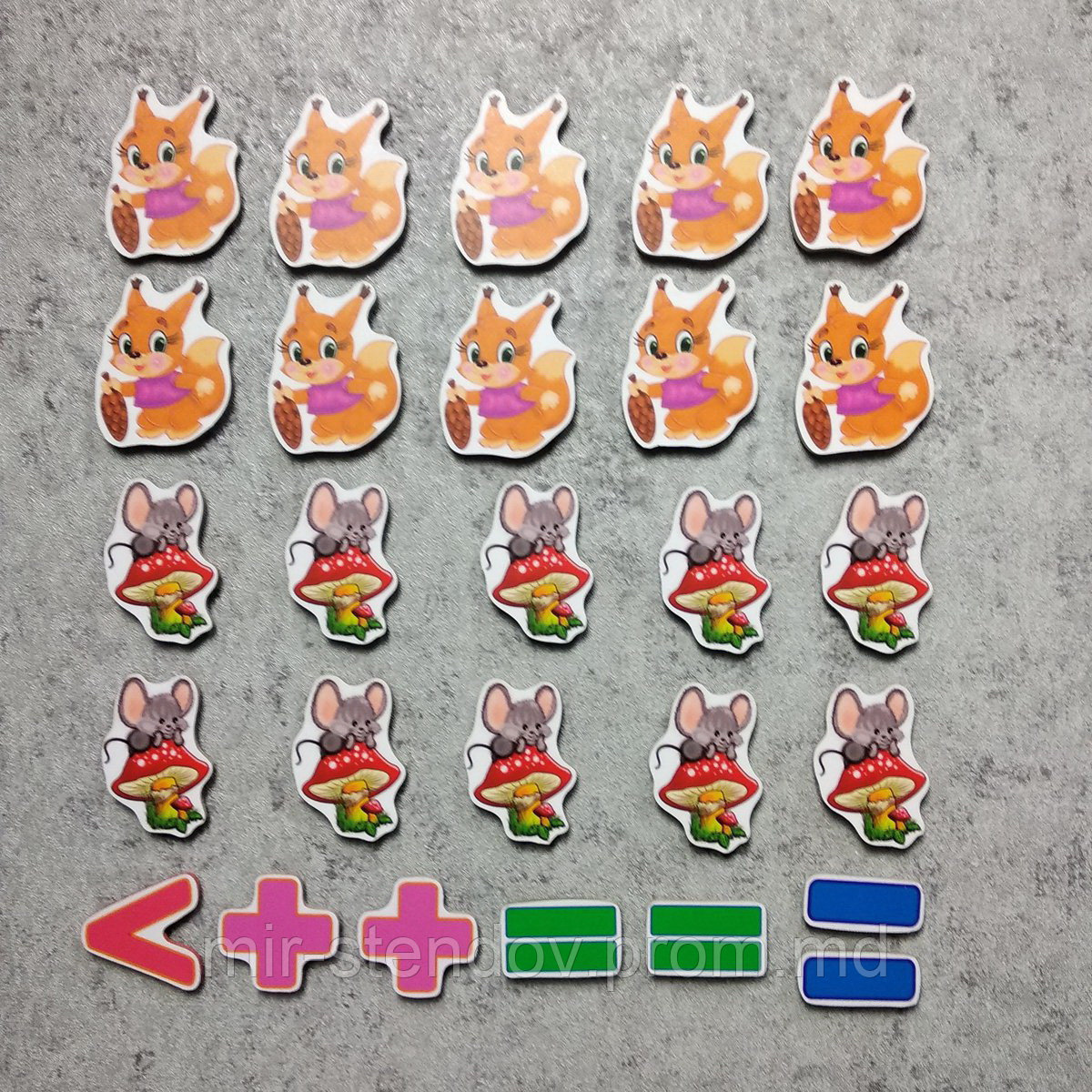 Магнитная математика Белочки и мышки, фото 1