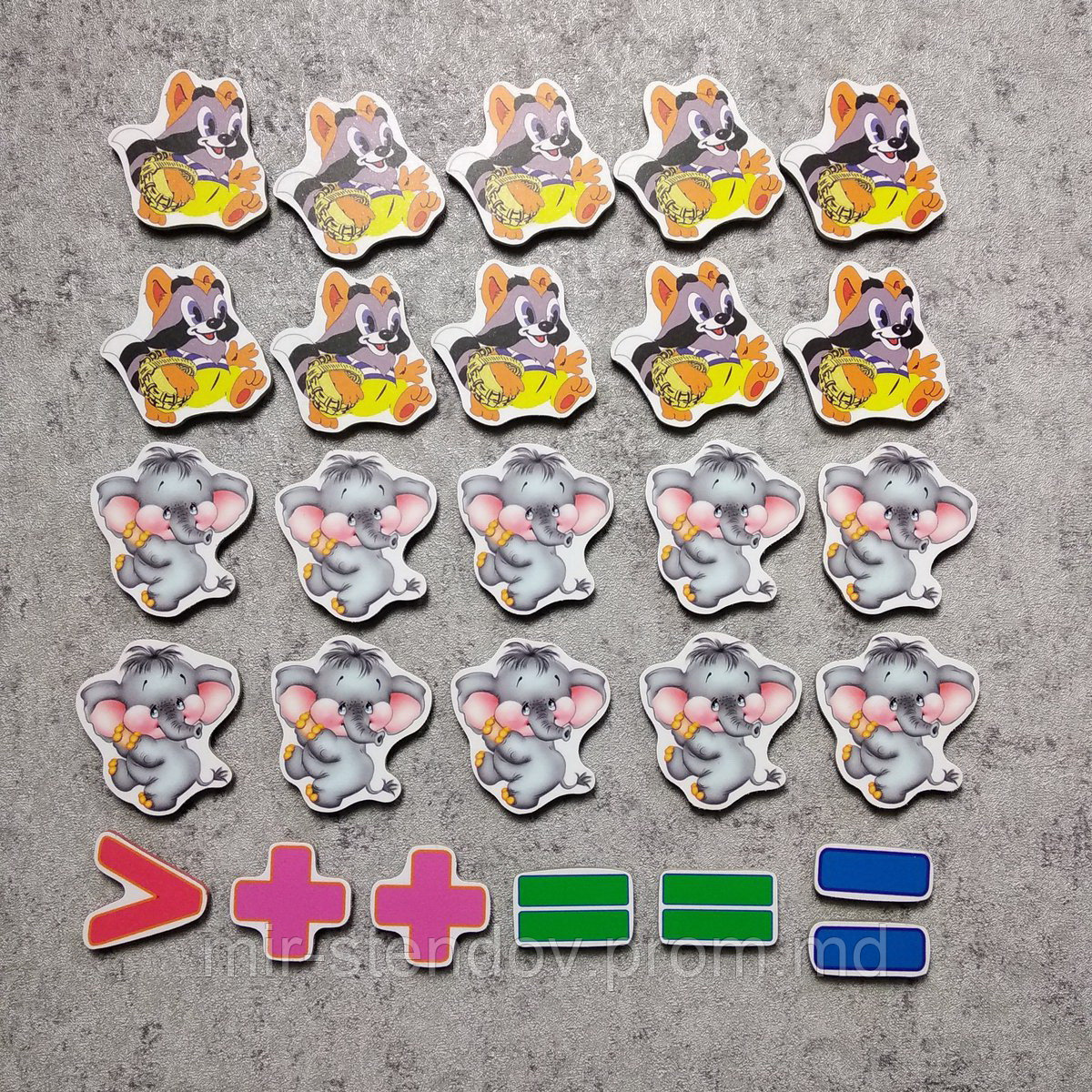 Магнитная математика Слонята и еноты, фото 1