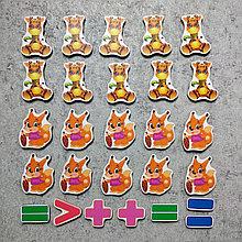 Магнитная математика Жирафы и бельчата