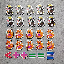 Магнитная математика Коровки и белочки