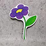 Цветочек Фиолетовый. Настенная декорация для детского сада, фото 2