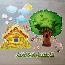 Сказочный домик. Настенная декорация для детского сада. Набор