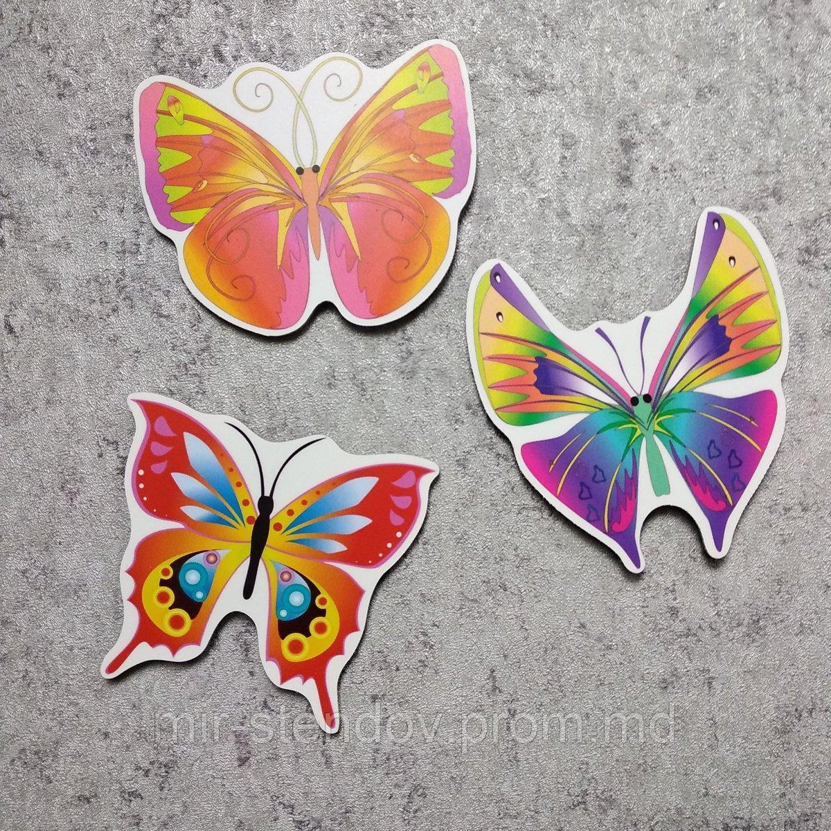 Бабочки. Пластиковый настенный декор - фото 1 - id-p4428219