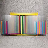Стенд-книжка Универсальная с разноцветными кантами. 15 карманов, фото 3