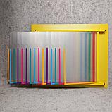 Стенд-книжка Универсальная с разноцветными кантами. 15 карманов, фото 4