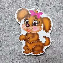 Щенок с магнитом. Фигурка для магнитной доски