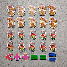 Магнитная математика Щенята и Мышата