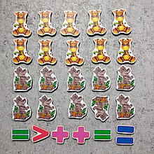 Магнитная математика Жирафчики и Волчата