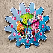 Настенные часы Фиксики Синие