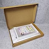 Стенд-книжка универсальная. С пластмассовыми карманами (Белая), фото 9