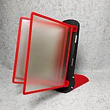 Стенд-книжка настольная на 5 карманов с ножками. Красная, фото 10