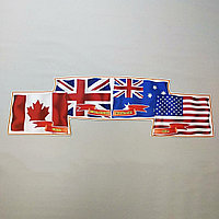 Стенд Флаги англоязычных стран