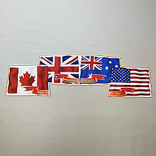 Стенд Флаги англоязычных стран