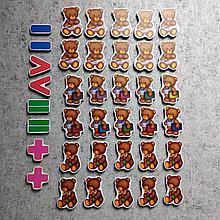 Набор обучающих магнитов Счёт Медвежата