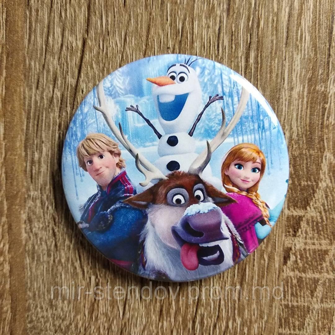 Значок Холодное сердце Три вида, фото 1