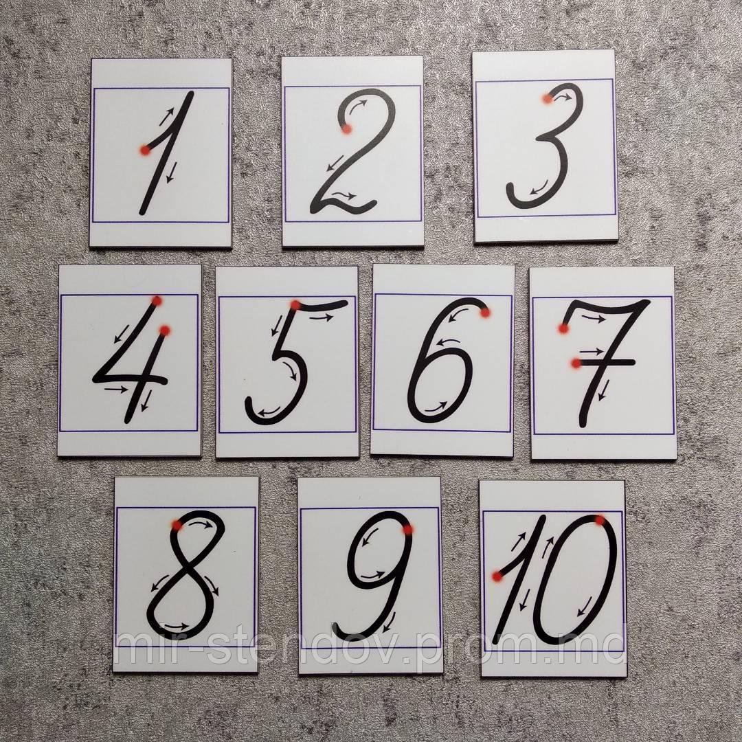 Цифры прописные. Магнитные карточки, фото 1