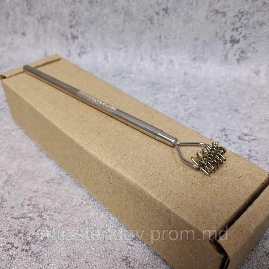 Зонд логопедический Ёжик с металлической ручкой (Маленький), фото 1