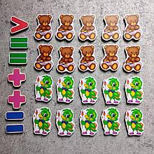 Магнитная математика Медвежата и попугайчики