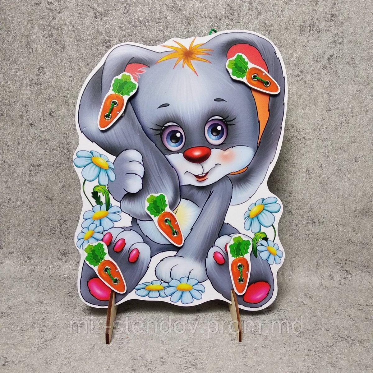 Шнуровка Зайка с морковками, фото 1