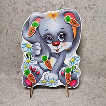 Шнуровка Зайка с морковками