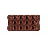 Форма силиконовая для шоколадных конфет 4 вида в ассортименте 20055