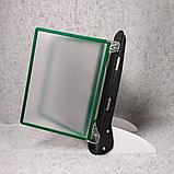 Стенд-книжка настольная на 5 карманов с ножками. Зелёная, фото 3