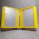 Настольная демосистема  на 10 карманов. Жёлтая, фото 3