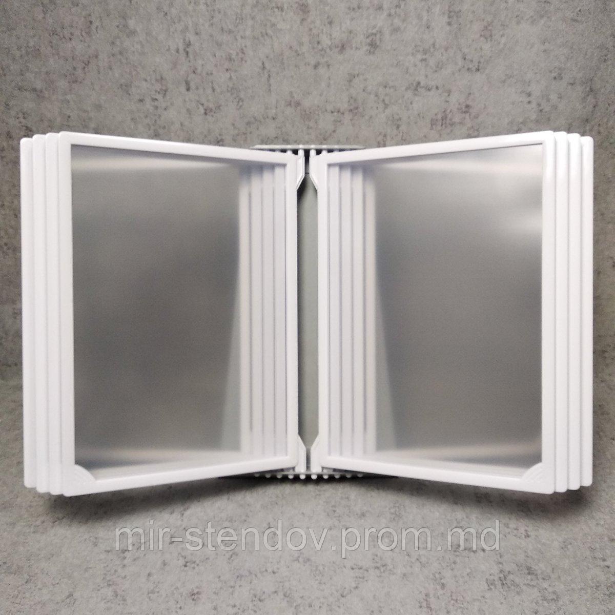 Настольная демосистема  на 10 карманов. Белая, фото 1