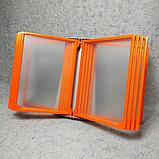 Настольная демосистема  на 10 карманов Красная. Оранжевая, фото 4